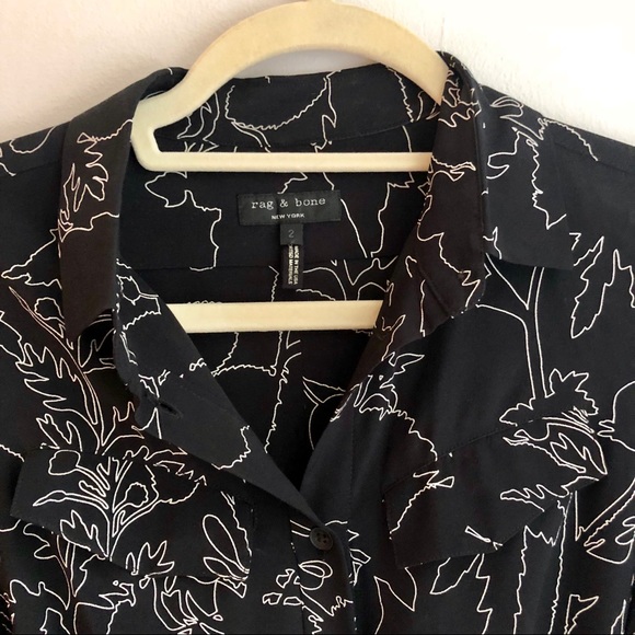 Rag & Bone Case Belted Silk Shirtdress Sz 2 NWT - Picture 3 of 5